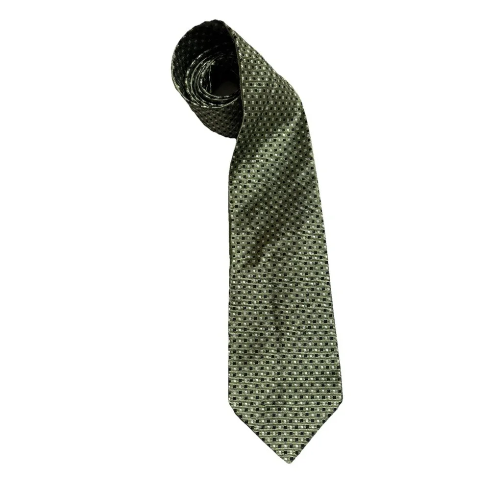 Brooks Brothers Makers Men's Silk Tie Green Made In USA 3.5